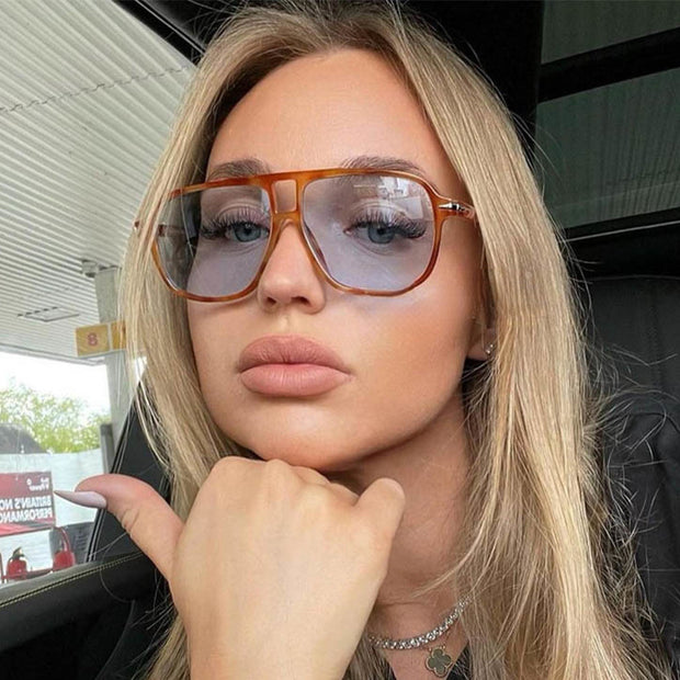 Double Beam Toad Retro Sunglasses