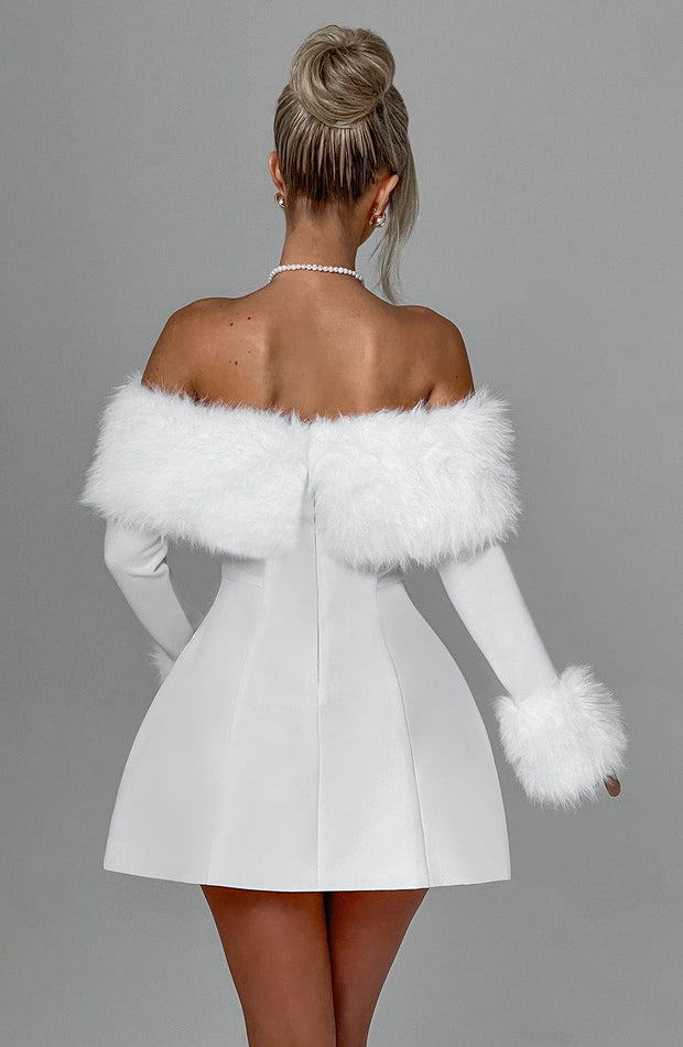 Valentina Mini Dress - Ivory