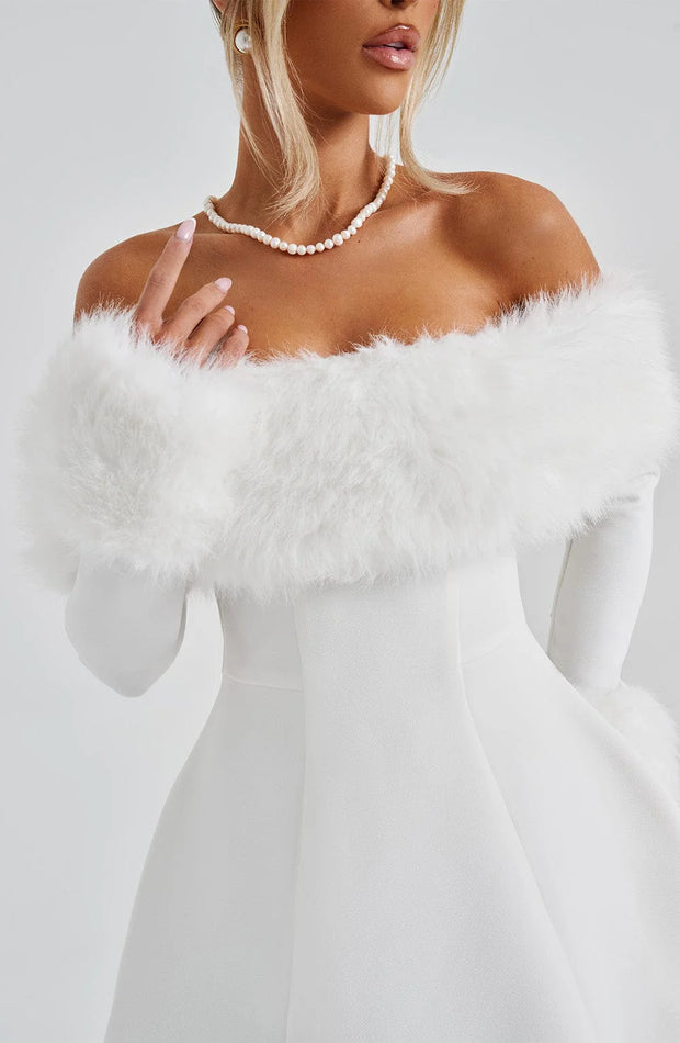 Valentina Mini Dress - Ivory