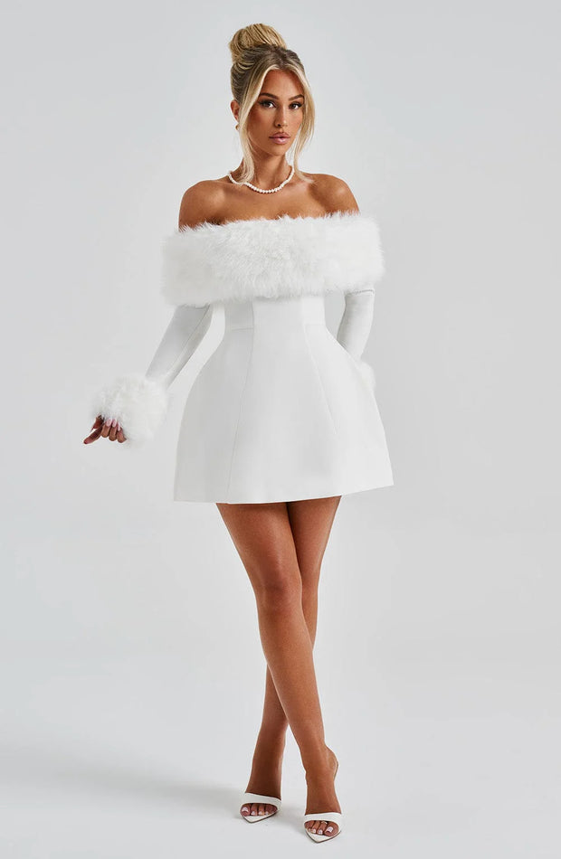 Valentina Mini Dress - Ivory