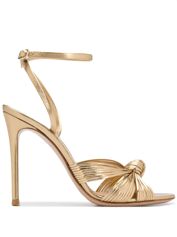 Gold twist Stiletto Heel