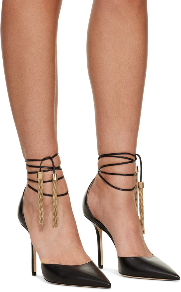 Tassel Cross-tied High Heels