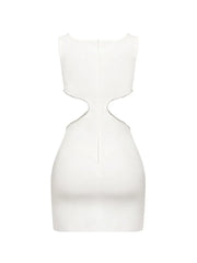 White Diamond Bodycon Dress