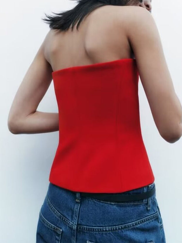 Red Corset Top