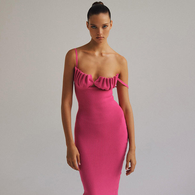 Rose Bodycon Maxi Dress