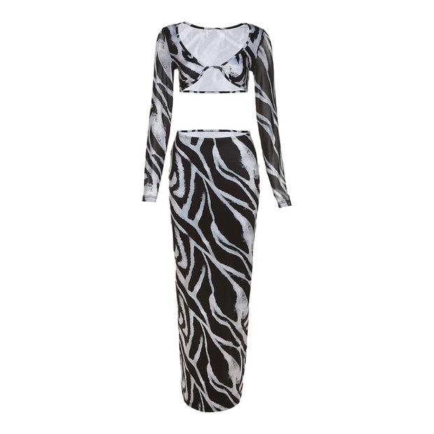 Zebra Print 2 Piece Set