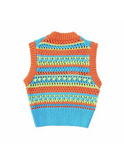 Knitted Cropped Vest