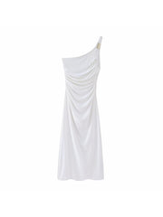 White Collar Dress