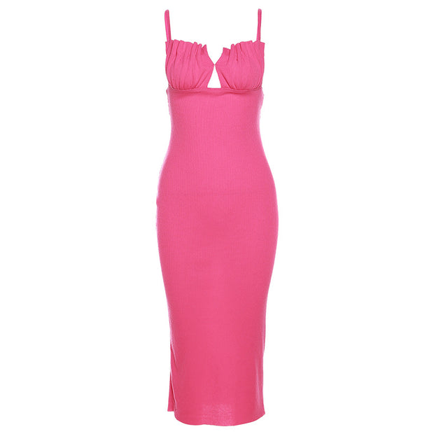 Rose Bodycon Maxi Dress