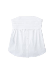 Poplin White Top