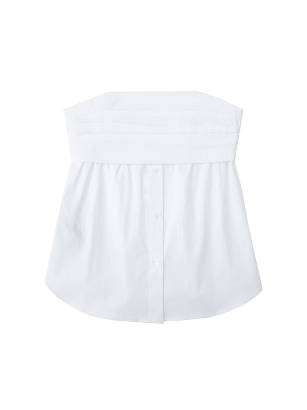 Poplin White Top