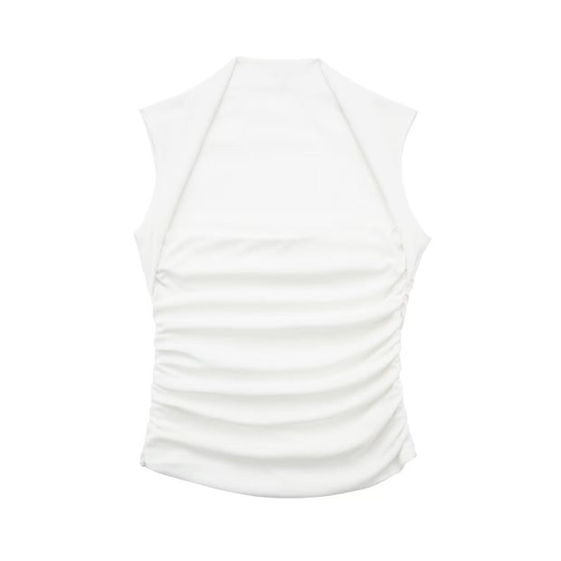 White Slim Tank Top