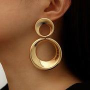 Round Dangle Drop Earrings