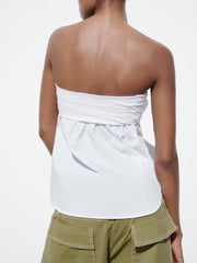 Poplin White Top