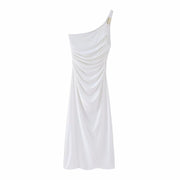 White Collar Dress