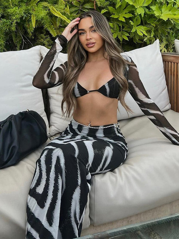 Zebra Print 2 Piece Set