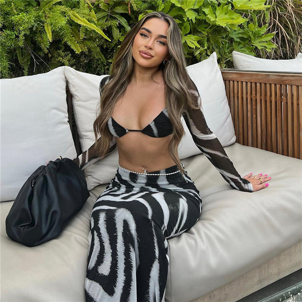 Zebra Print 2 Piece Set